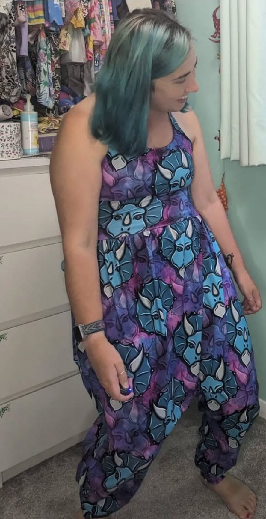 Adult Bow Back Romper