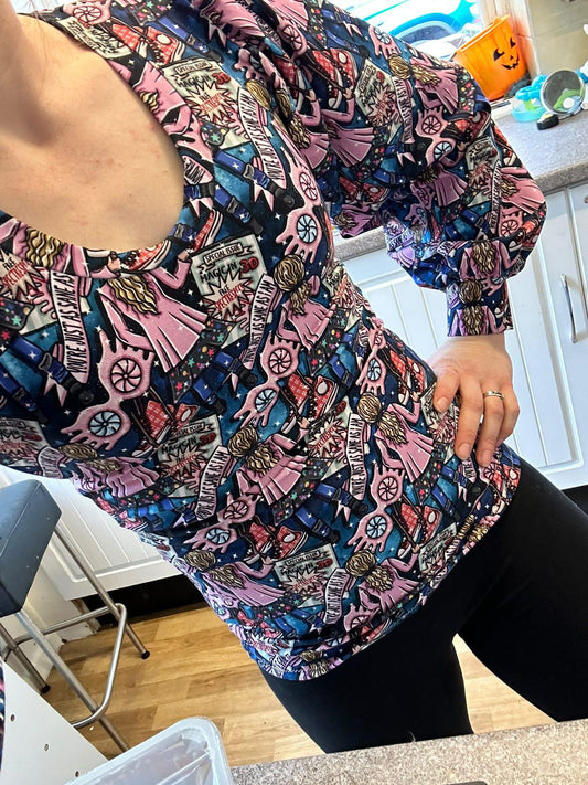 Adult Puff Sleeve Tee