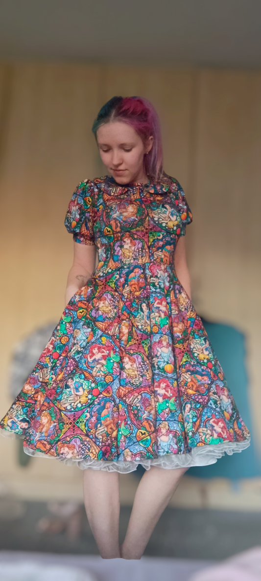Adult Puff Sleeve Dress